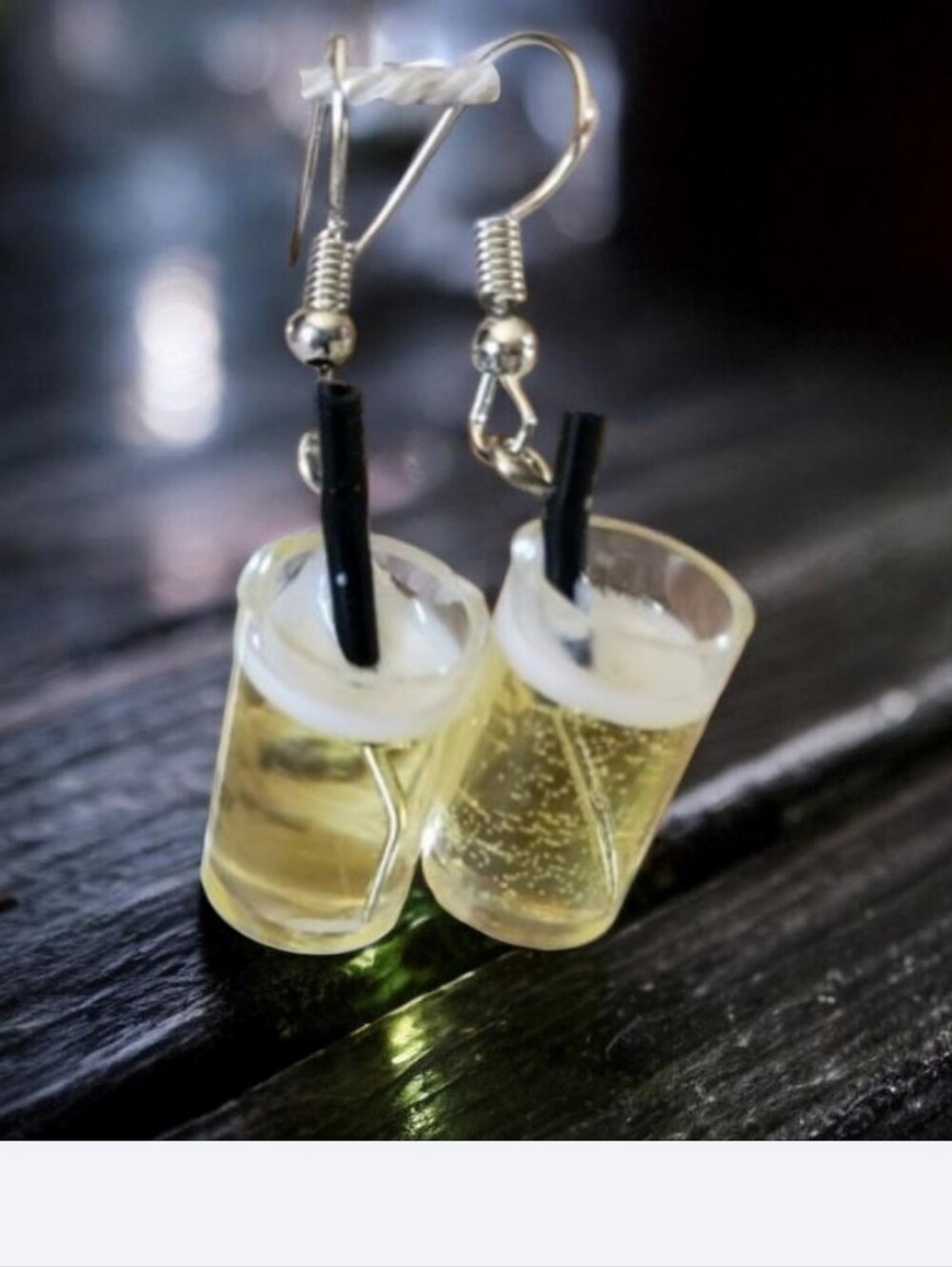 Beer Dangle Earrings